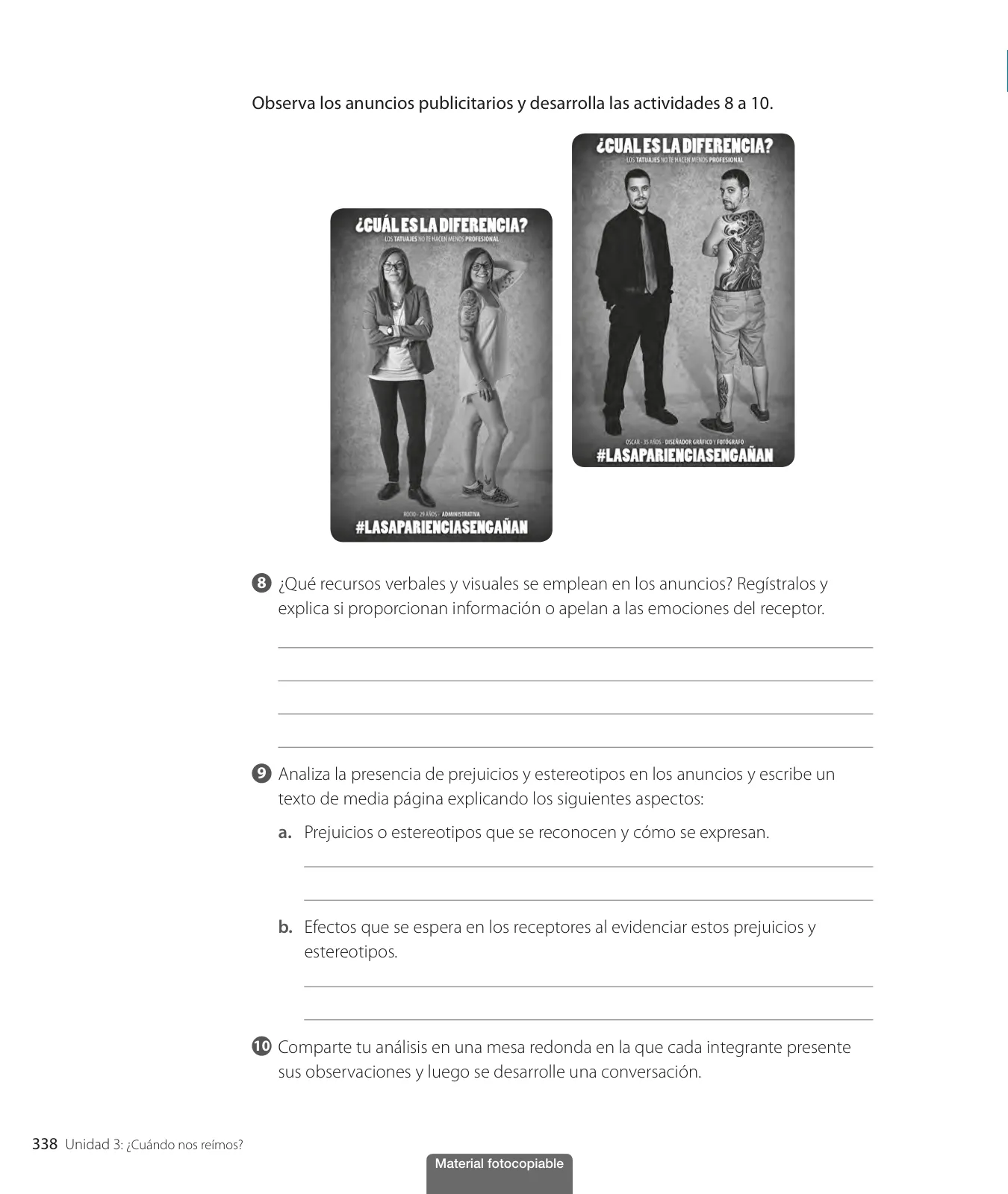 Página 110 de Lengua y Literatura – Octavo Básico | Texto del Estudiante MINEDUC – Descargar PDF · 2024