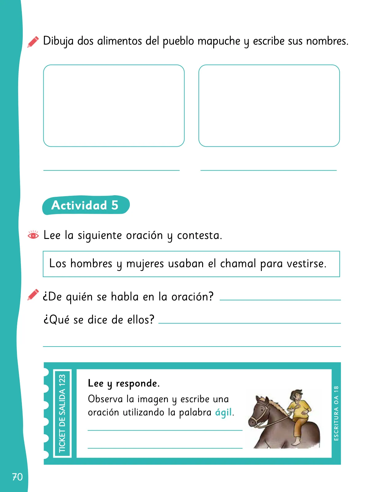 Página 72 de Lenguaje y Comunicación – Segundo Básico – Texto del Estudiante MINEDUC – Descargar PDF · 2024