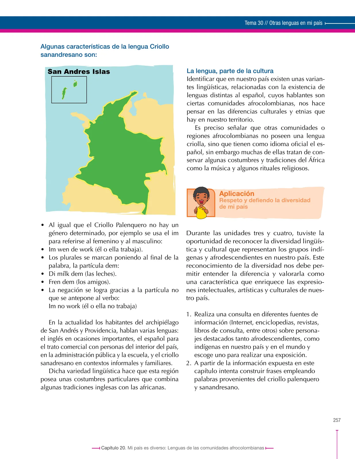 Miniatura página 257 de Lenguaje 7° · Secundaria Activa