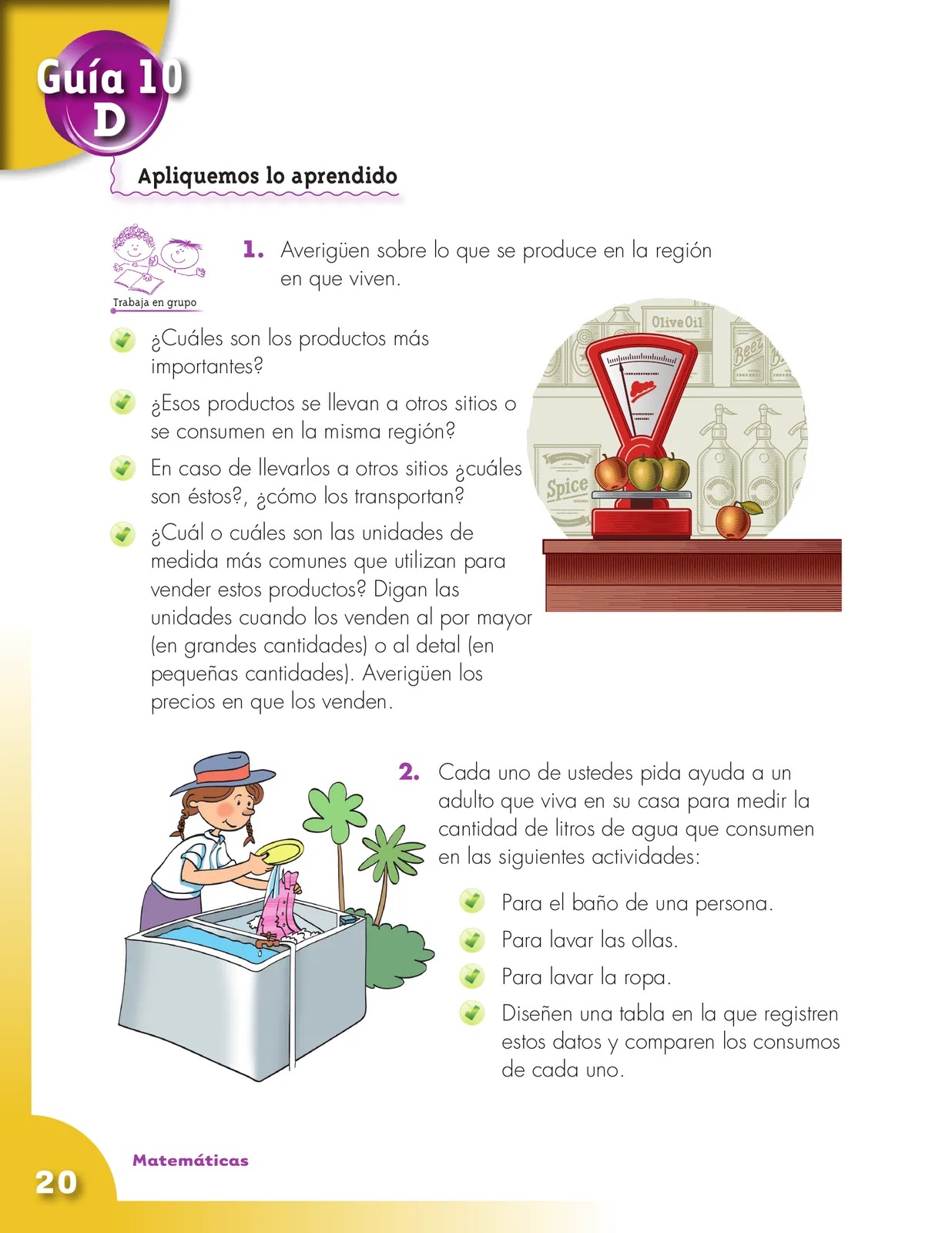 Miniatura página 20 de Matematica 3° · Cartilla 02