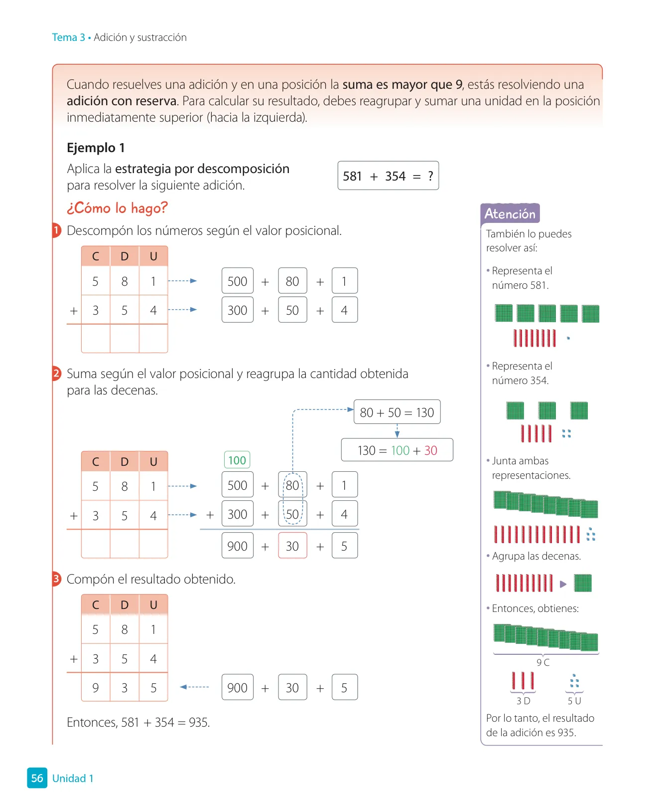 Página 58 de Matemática – Tercero Básico | Texto del Estudiante MINEDUC – Descargar PDF · 2024