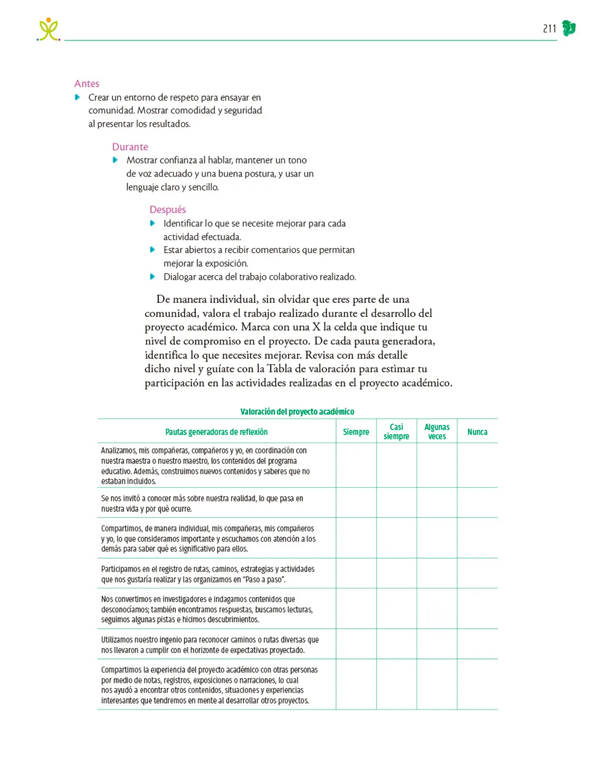 Página 212 de Colección Ximhai. Nuestro libro de Proyectos. Tomo III. Libro de Educación Telesecundaria Grado 1° Ciclo Escolar 2025 - 2026