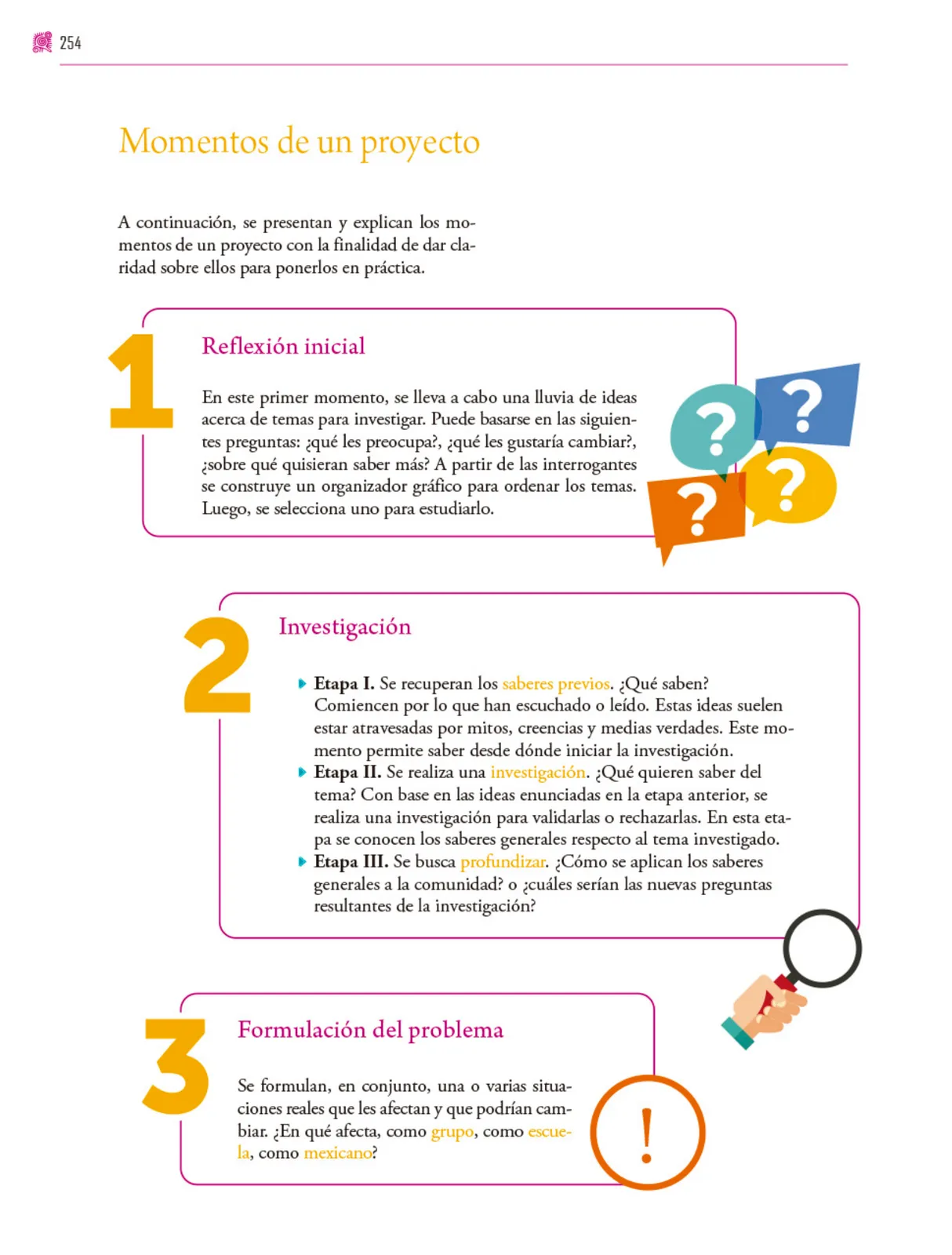 Página 255 de Colección Nanahuatzin. Nuestro libro de proyectos. Libro de Educación Secundaria Grado 3° Ciclo Escolar 2025 - 2026