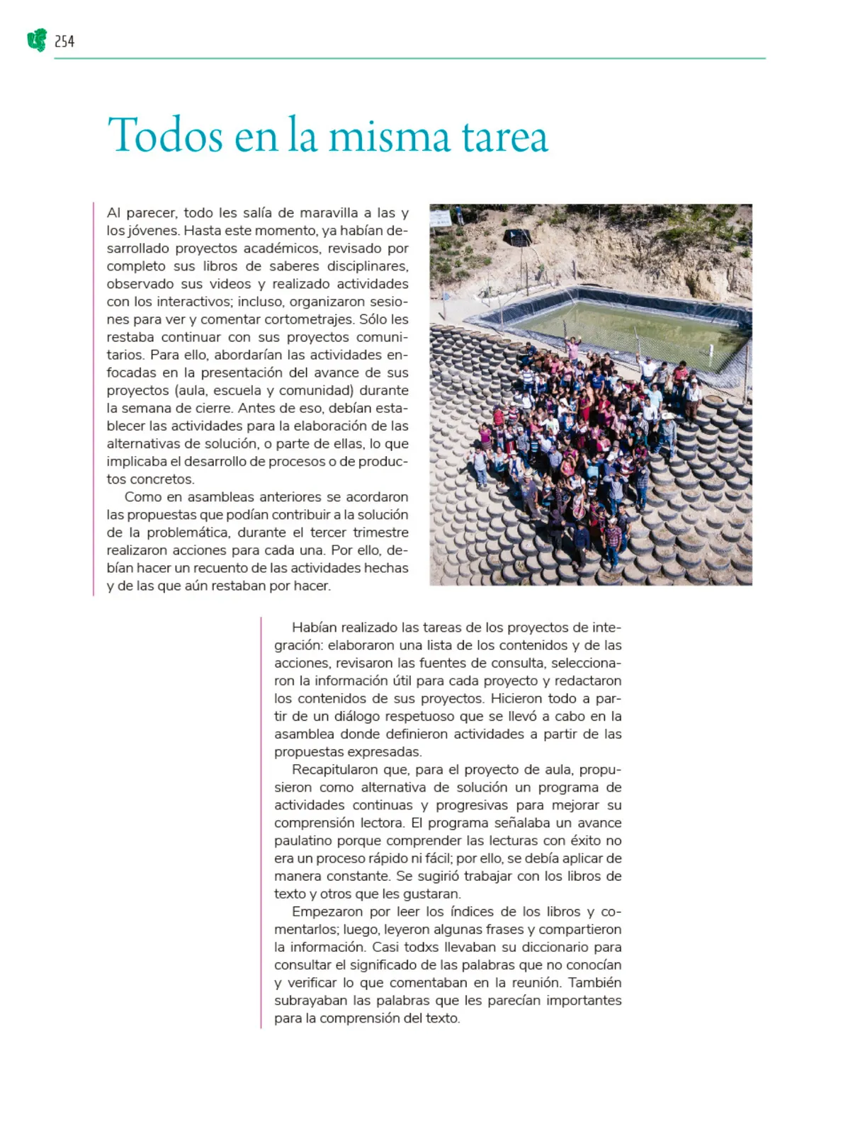 Miniatura página 255 de Colección Ximhai. Nuestro libro de Proyectos.  Tomo III.  Libro de Educación Telesecundaria Grado 1°  Ciclo Escolar 2025 - 2026