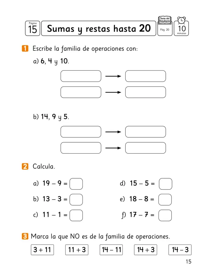 Página 16 de Sumo Primero – Segundo Básico | Texto del Estudiante MINEDUC – Descargar PDF · 2024