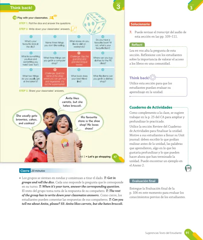 Página 93 de Inglés – Quinto Básico | Texto del Estudiante MINEDUC – Descargar PDF · 2024