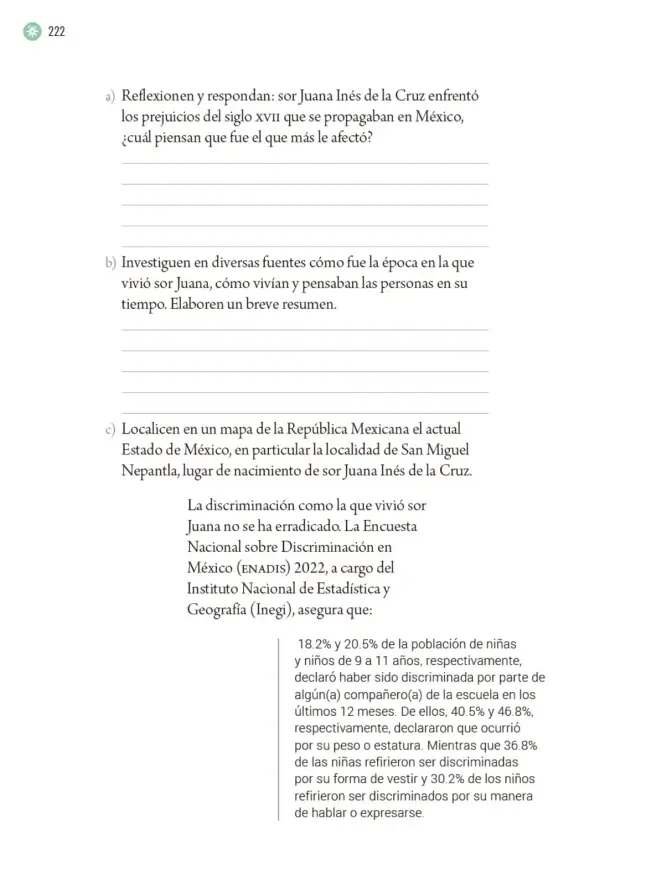 Página 225 de Proyectos Escolares. Libro de Educación Primaria Grado 6° Ciclo Escolar 2025 - 2026