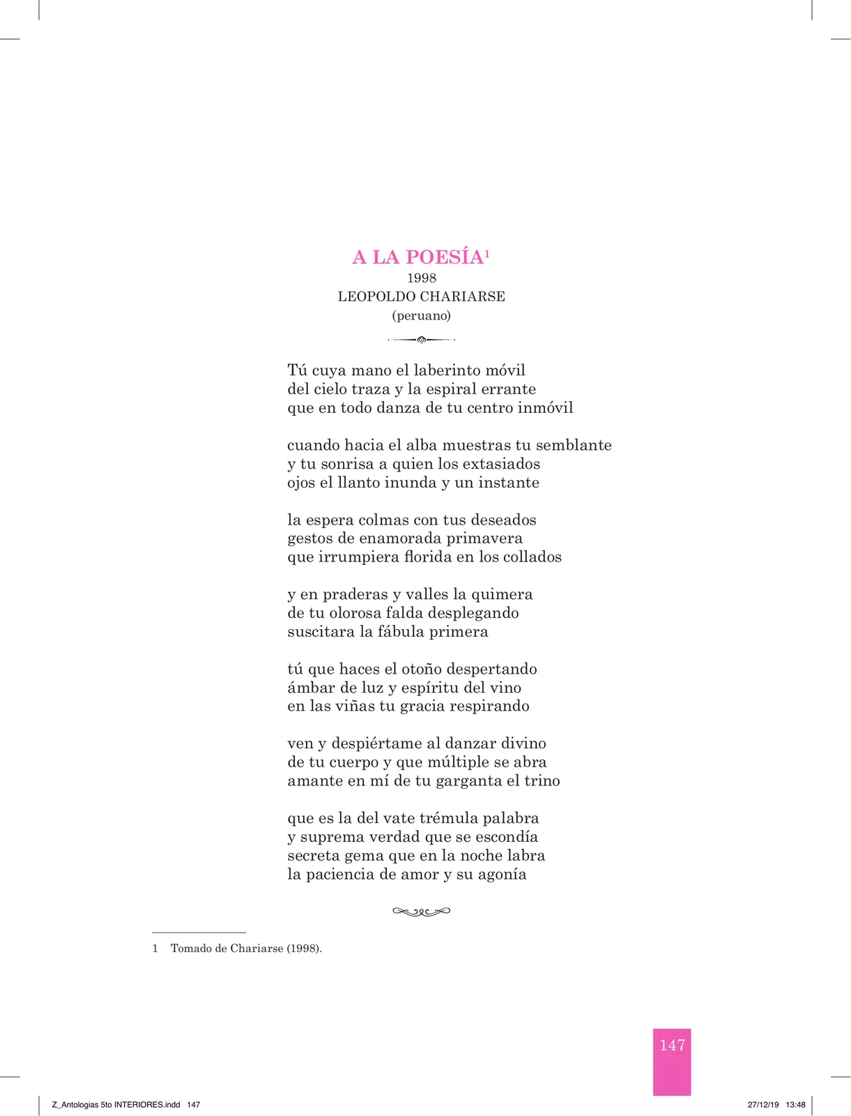 Página 149 de Antología literaria 5 · 2019