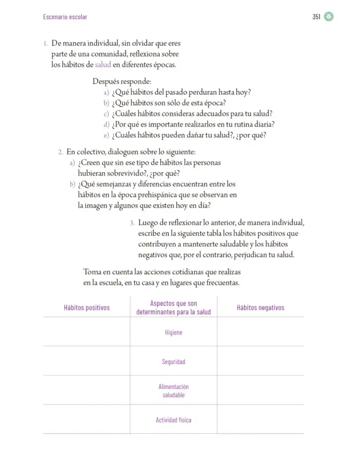 Página 354 de Proyectos Escolares. Libro de Educación Primaria Grado 6° Ciclo Escolar 2025 - 2026