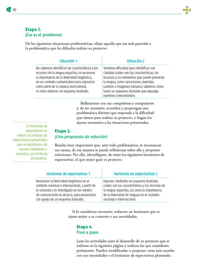 Página 41 de Colección Sk´asolil. Nuestro libro de Proyectos. Tomo I. Libro de Educación Telesecundaria Grado 2° Ciclo Escolar 2025 - 2026