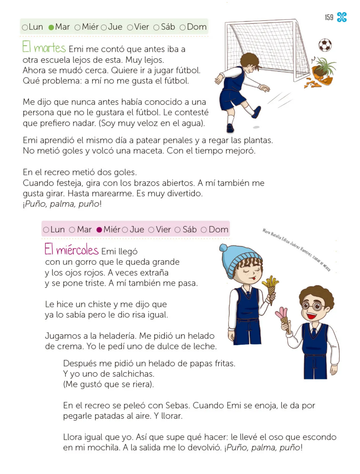 Página 160 de Múltiples lenguajes. Libro de Educación Primaria Grado 1° Ciclo Escolar 2025 - 2026