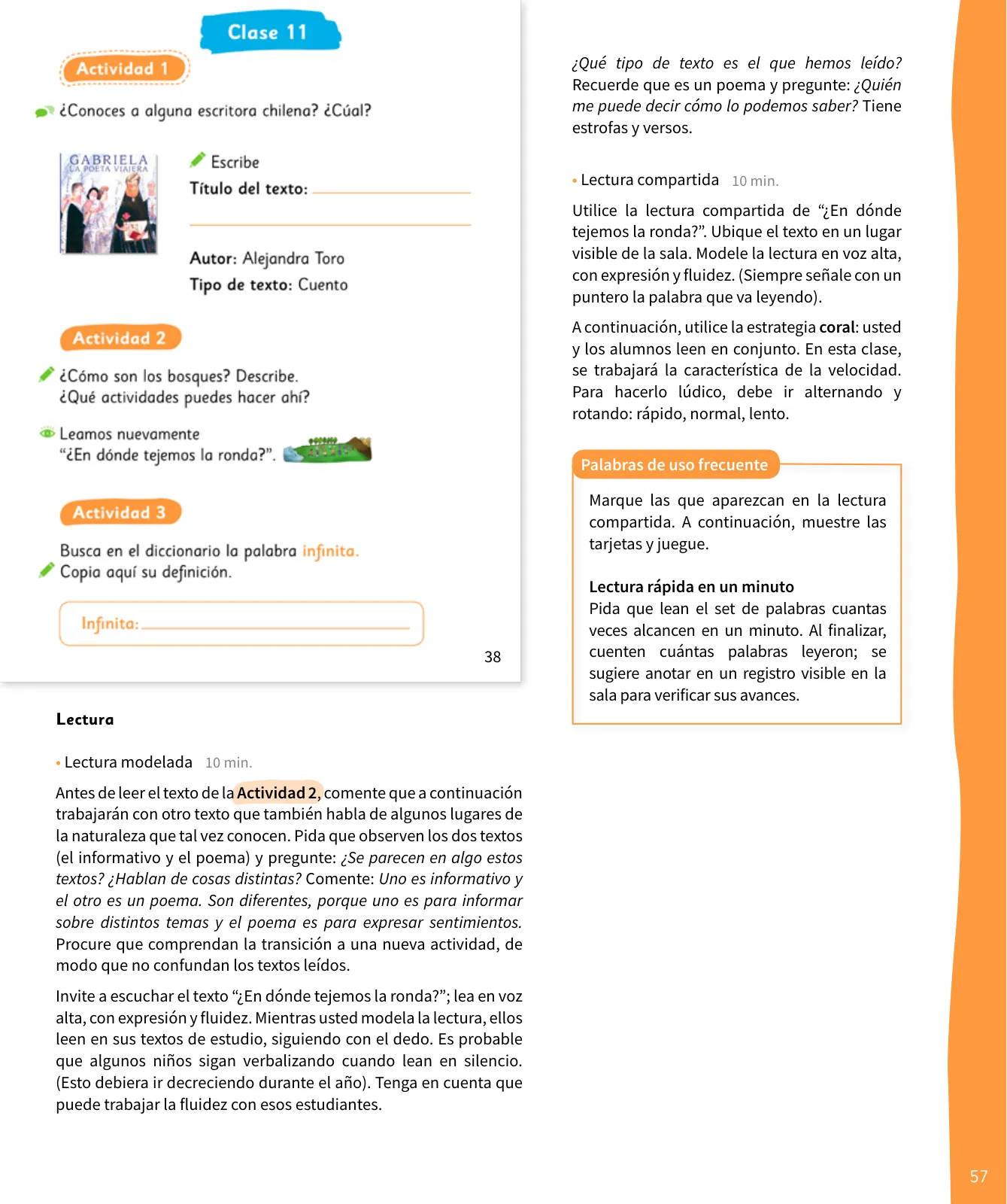 Página 58 de Lenguaje y Comunicación – Segundo Básico – Texto del Estudiante MINEDUC – Descargar PDF · 2024