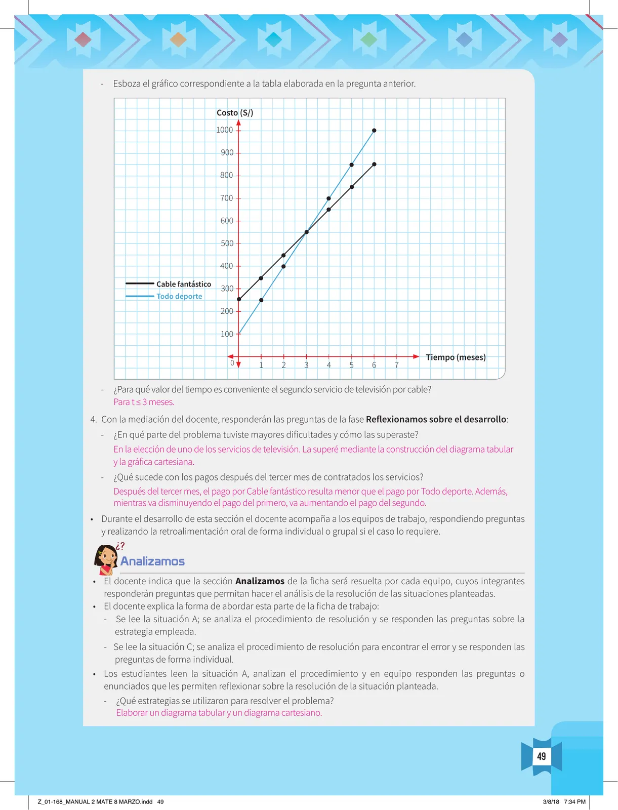 Miniatura página 51 de Resolvamos problemas 2 : manual para el docente 2018 · 2018