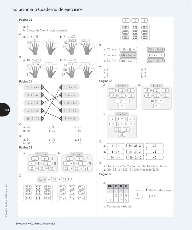 Página 319 de Matemática – Cuarto Básico | Texto del Estudiante MINEDUC – Descargar PDF · 2024