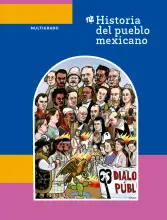 Portada de Historia del pueblo mexicano.  Libro de Educación Secundaria Grado 1°  Ciclo Escolar 2025 - 2026