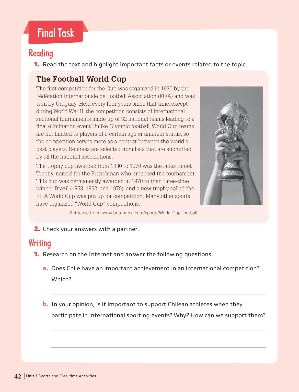 Miniatura página 43 de Inglés – Séptimo Básico | Student’s Book MINEDUC – Descargar PDF · 2024