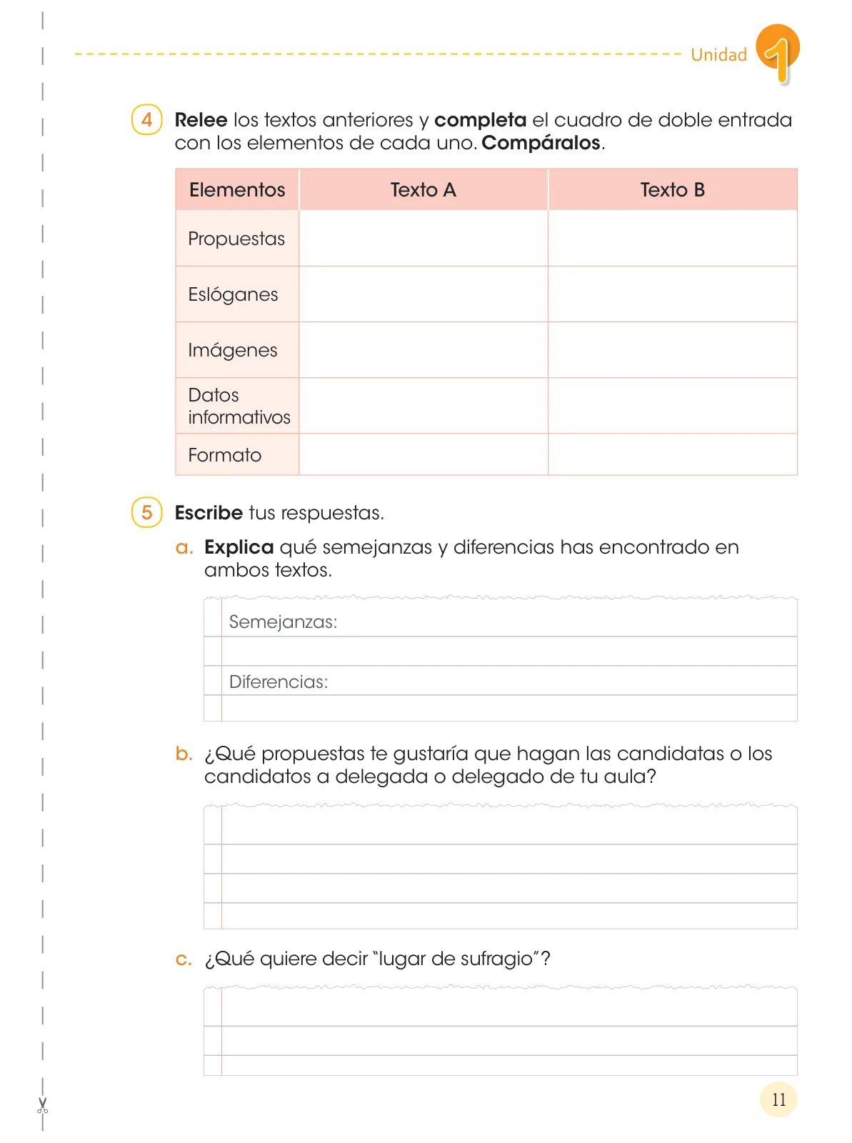 Miniatura página 13 de Comunicación 4 : cuaderno de trabajo para cuarto grado de Educación Primaria 2019 · 2019