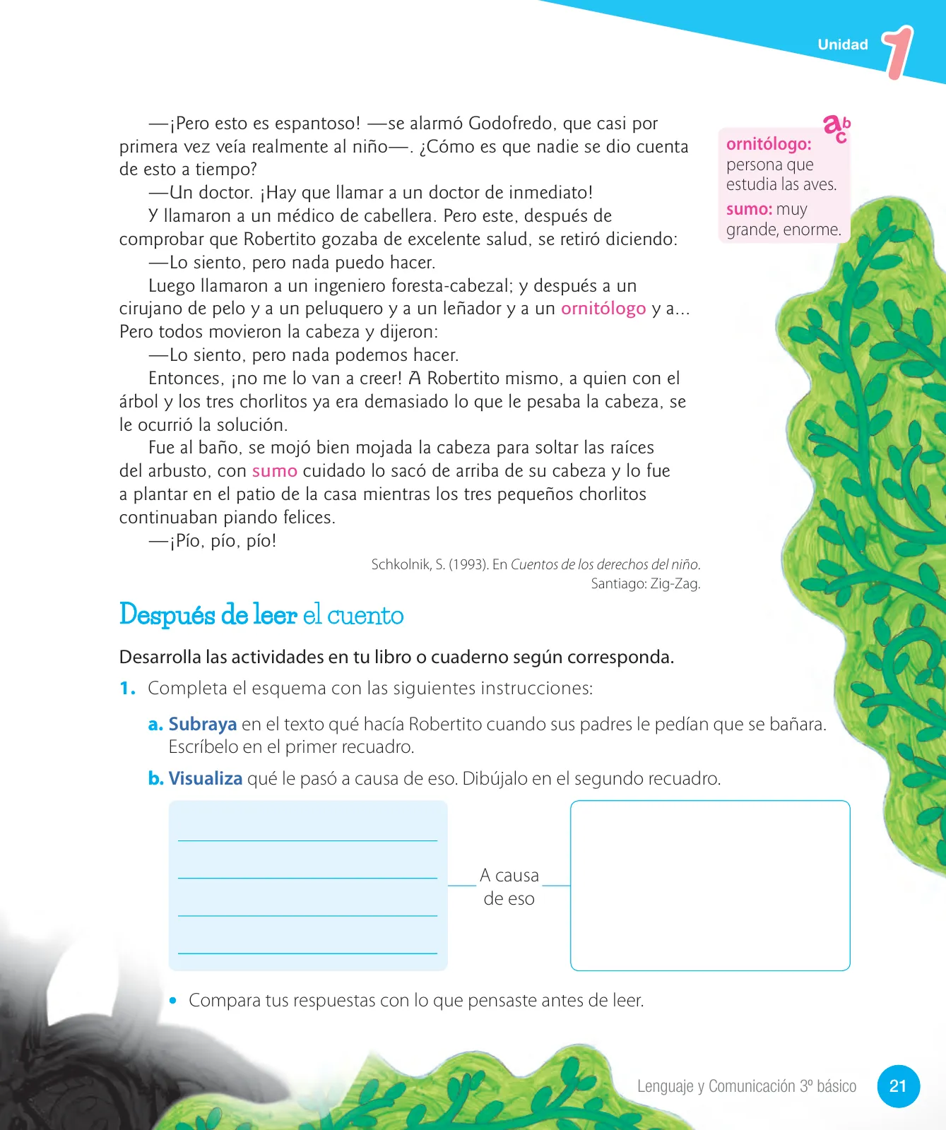 Miniatura página 23 de Lenguaje y Comunicación – Tercero Básico | Texto del Estudiante MINEDUC – Descargar PDF · 2024