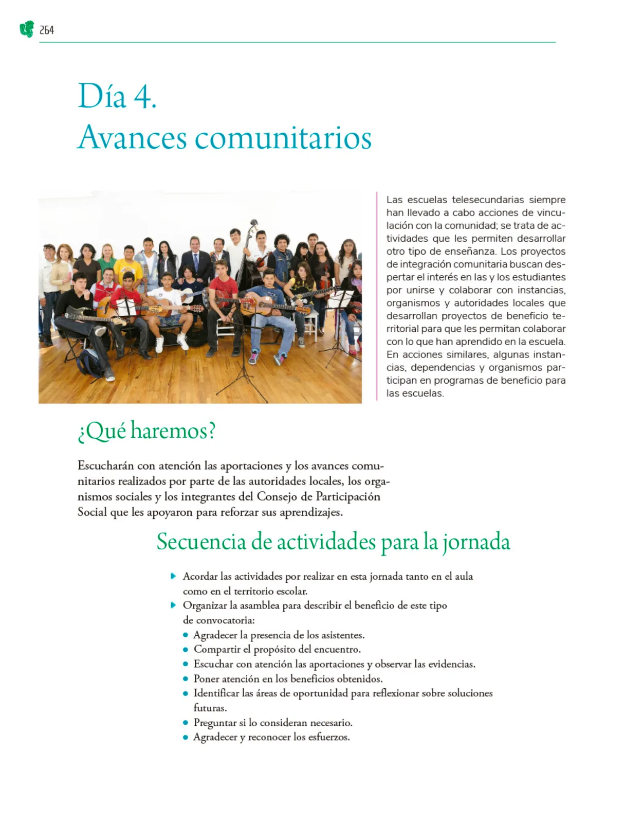 Miniatura página 265 de Colección Ximhai. Nuestro libro de Proyectos.  Tomo III.  Libro de Educación Telesecundaria Grado 1°  Ciclo Escolar 2025 - 2026