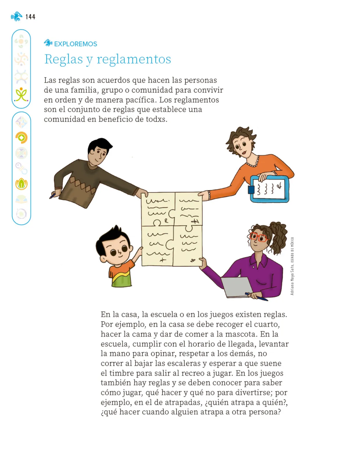Miniatura página 145 de Nuestros saberes: Libro para alumnos, maestros y familia.   Libro de Educación Primaria Grado 1°  Ciclo Escolar 2025 - 2026