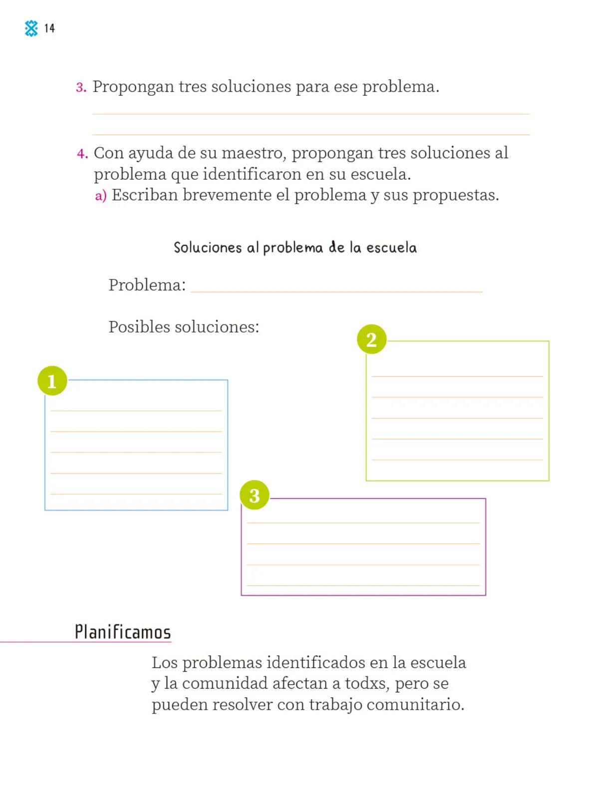 Miniatura página 15 de Proyectos Comunitarios.   Libro de Educación Primaria Grado 1°  Ciclo Escolar 2025 - 2026