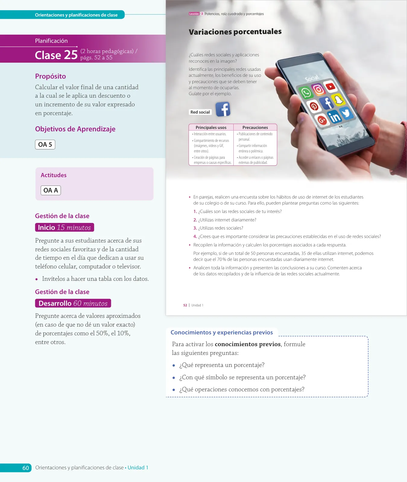 Página 62 de Matemática – Octavo Básico | Texto del Estudiante MINEDUC – Descargar PDF · 2024