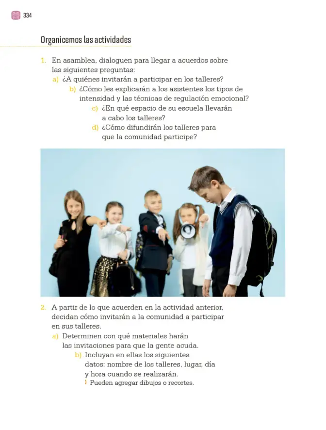 Página 337 de Proyectos Comunitarios. Libro de Educación Primaria Grado 3° Ciclo Escolar 2025 - 2026