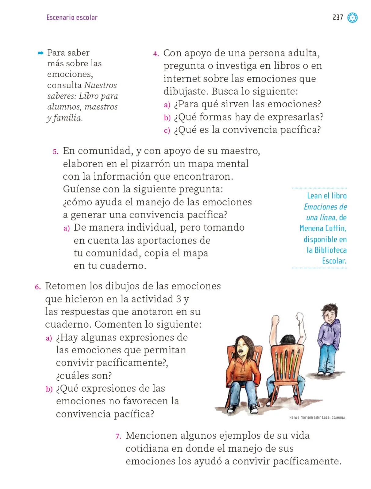 Miniatura página 238 de Proyectos Escolares.   Libro de Educación Primaria Grado 1°  Ciclo Escolar 2025 - 2026