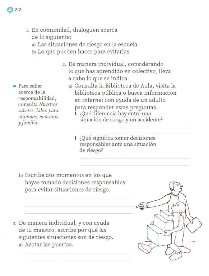 Página 213 de Proyectos Escolares. Libro de Educación Primaria Grado 1° Ciclo Escolar 2025 - 2026