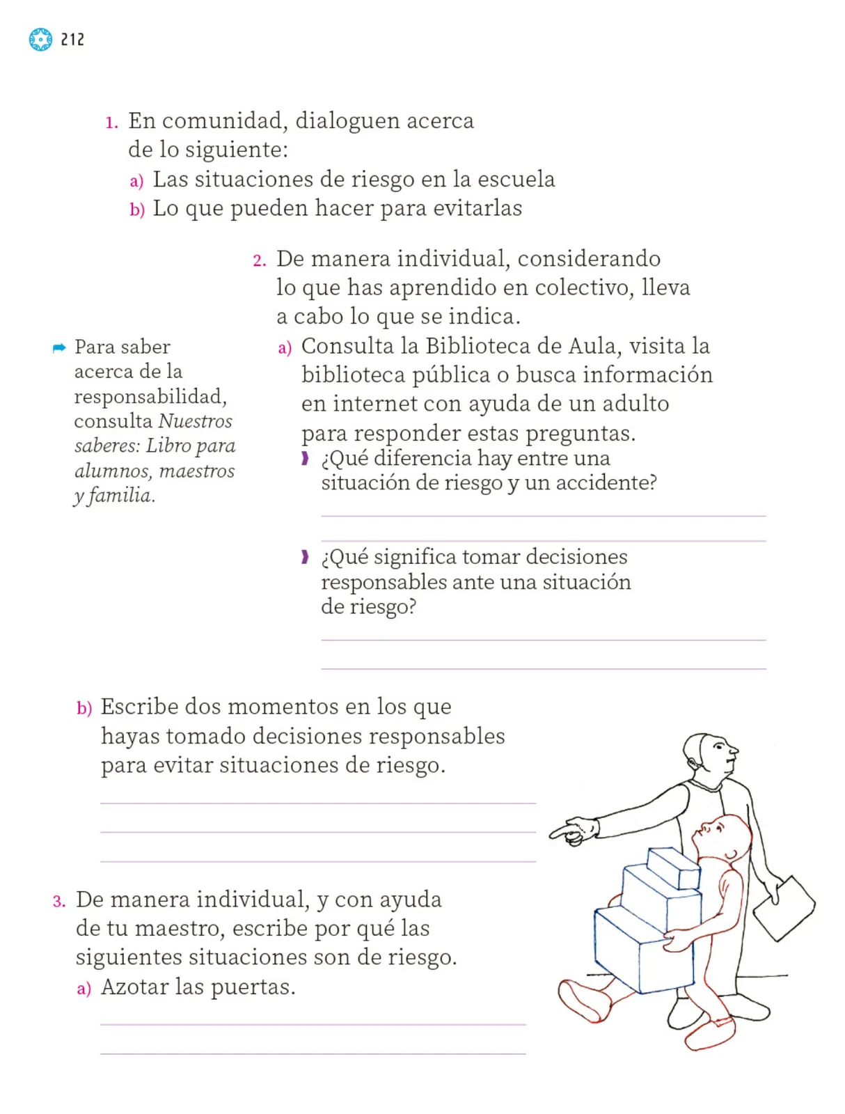 Miniatura página 213 de Proyectos Escolares.   Libro de Educación Primaria Grado 1°  Ciclo Escolar 2025 - 2026