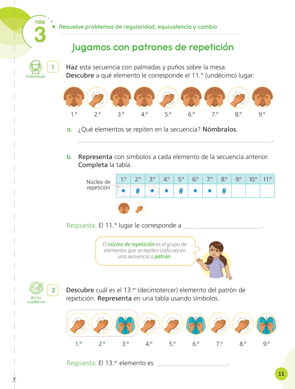Página 13 de Cuadernillo de Matemática 3, tercer grado de Primaria · 2023