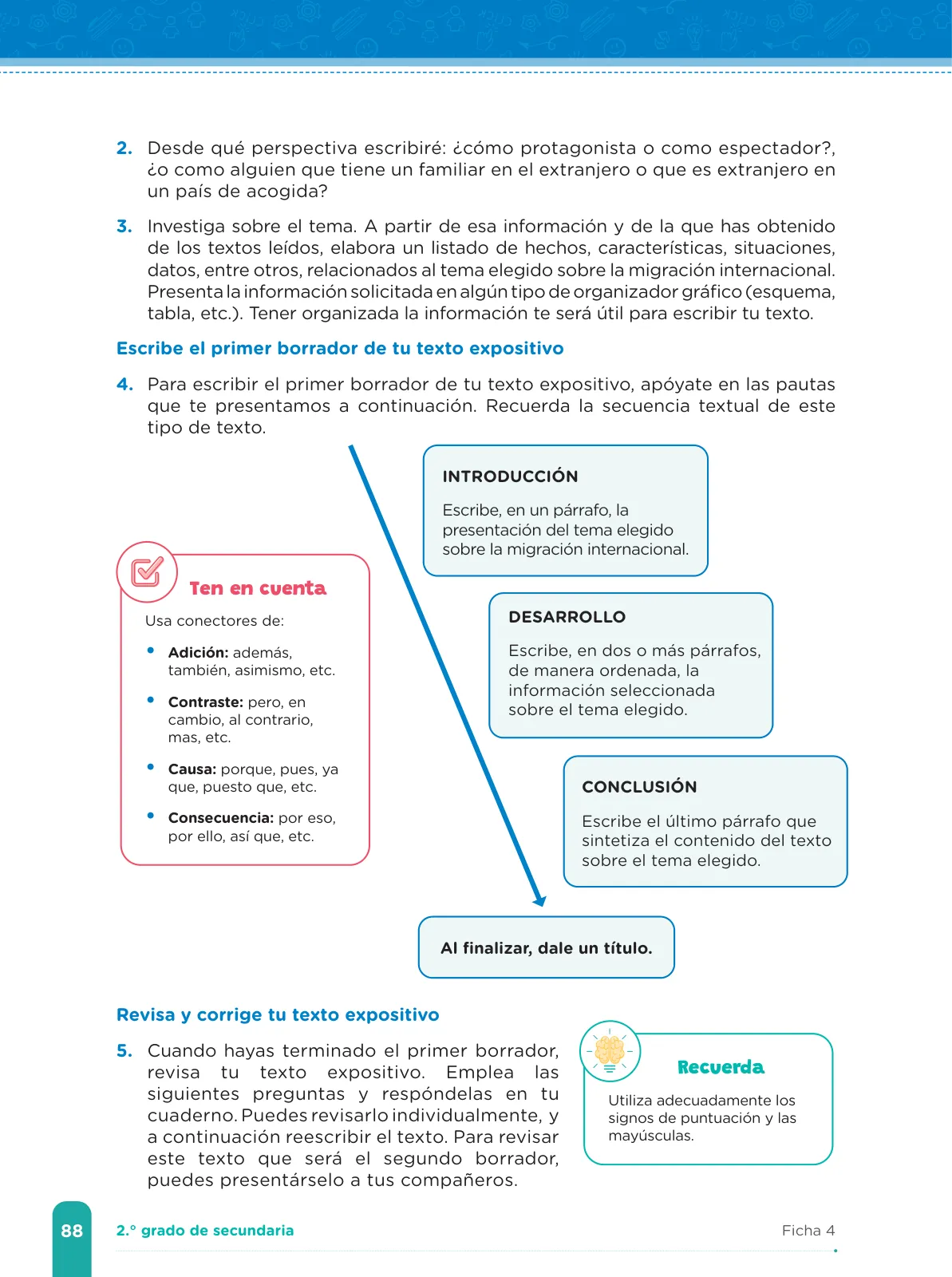 Página 90 de Fichas de aprendizaje de Comunicación 2 · 2024