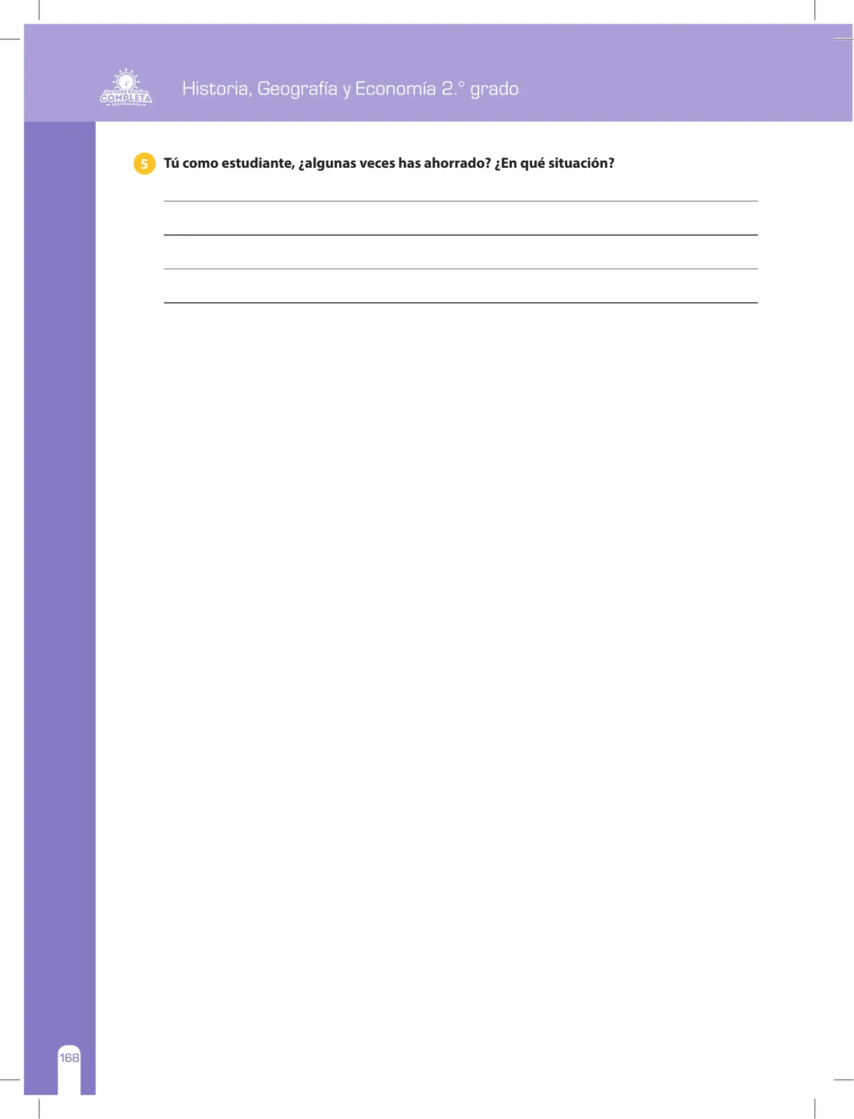 Página 168 de Historia, Geografía y Economía 2 : cuaderno de reforzamiento pedagógico - JEC ﻿ · 2016