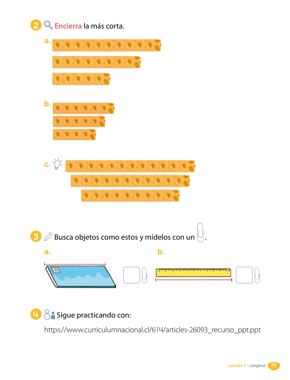 Miniatura página 77 de Matemática – Primero Básico | Texto del Estudiante MINEDUC – Descargar PDF · 2024