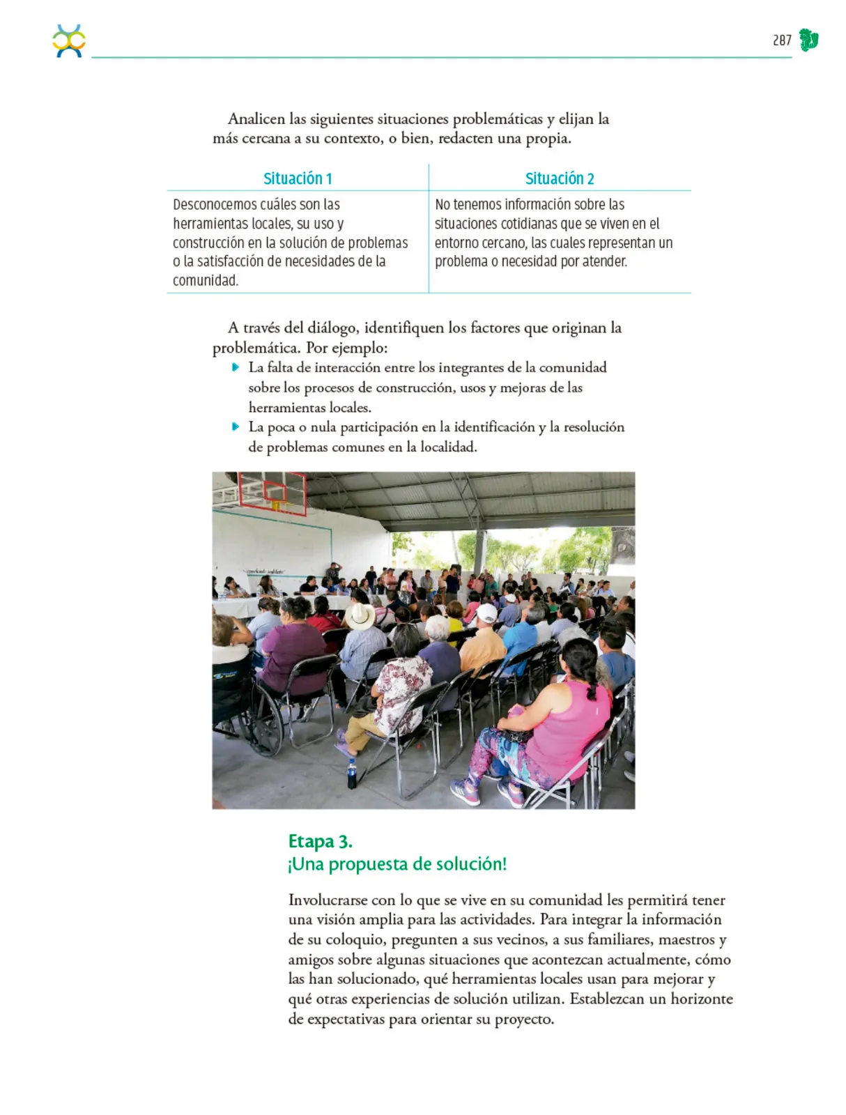 Miniatura página 288 de Colección Ximhai. Nuestro libro de Proyectos. Tomo I.   Libro de Educación Telesecundaria Grado 1°  Ciclo Escolar 2025 - 2026