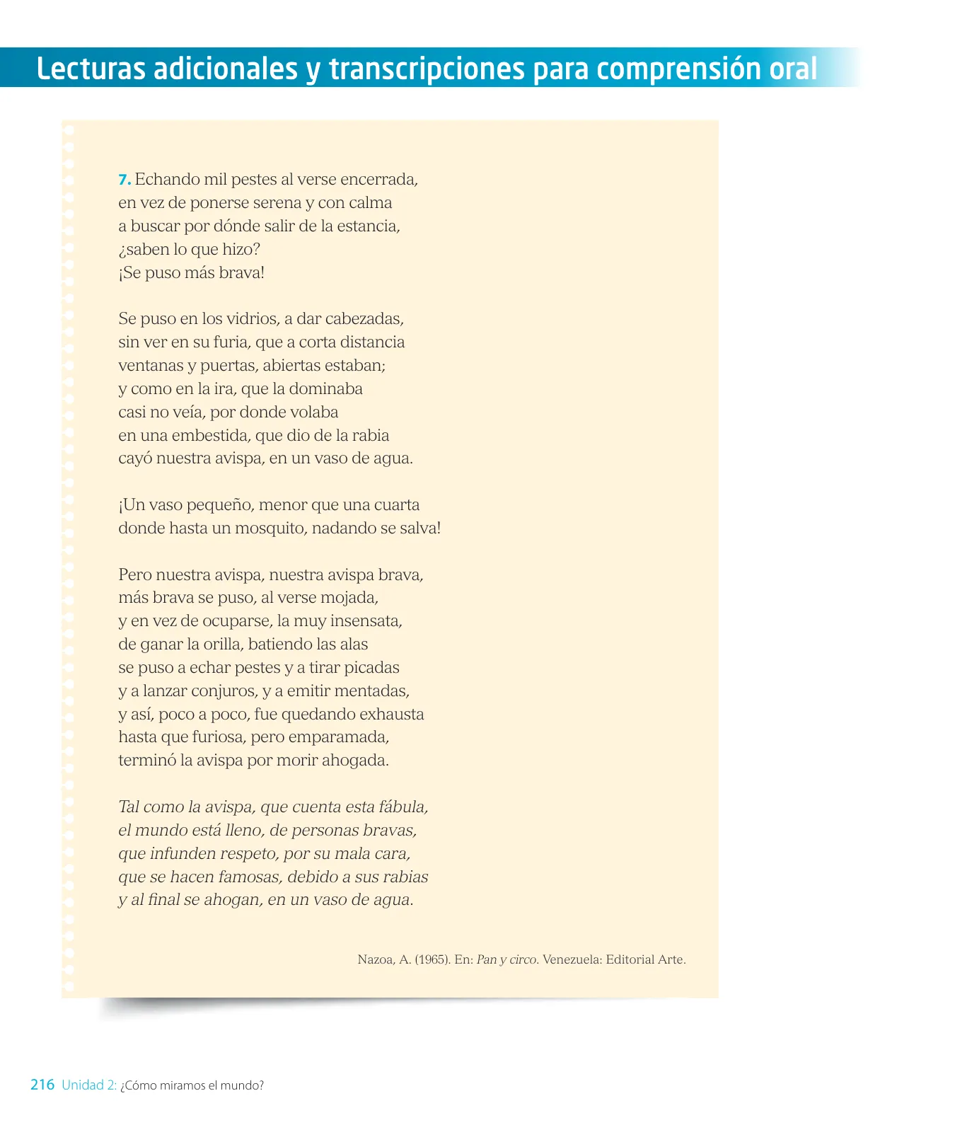 Miniatura página 218 de Lenguaje y Comunicación – Segundo Básico – Texto del Estudiante MINEDUC – Descargar PDF · 2024