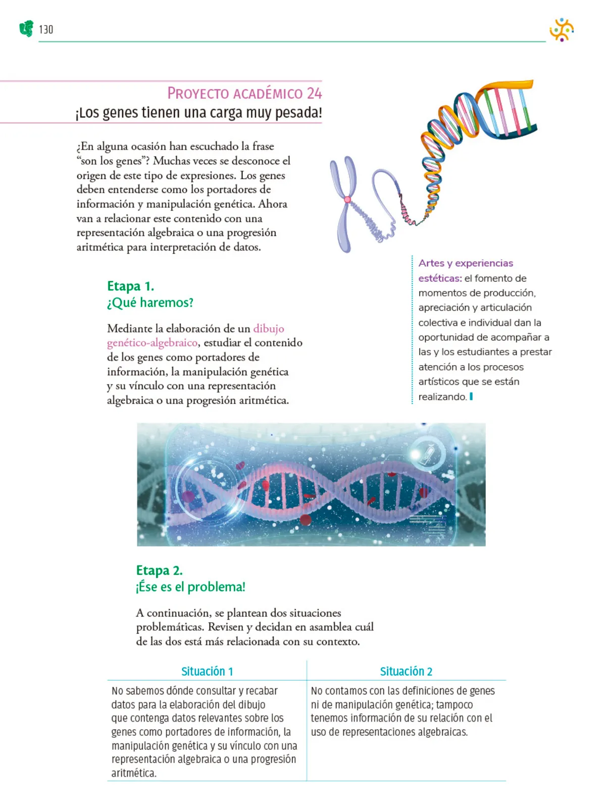 Página 131 de Colección Ximhai. Nuestro libro de Proyectos. Tomo II. Libro de Educación Telesecundaria Grado 1° Ciclo Escolar 2025 - 2026