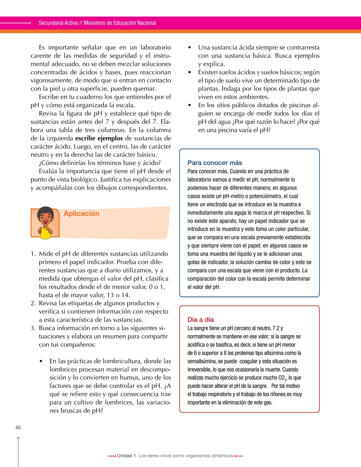 Miniatura página 66 de Ciencias Naturales 8° · Secundaria Activa