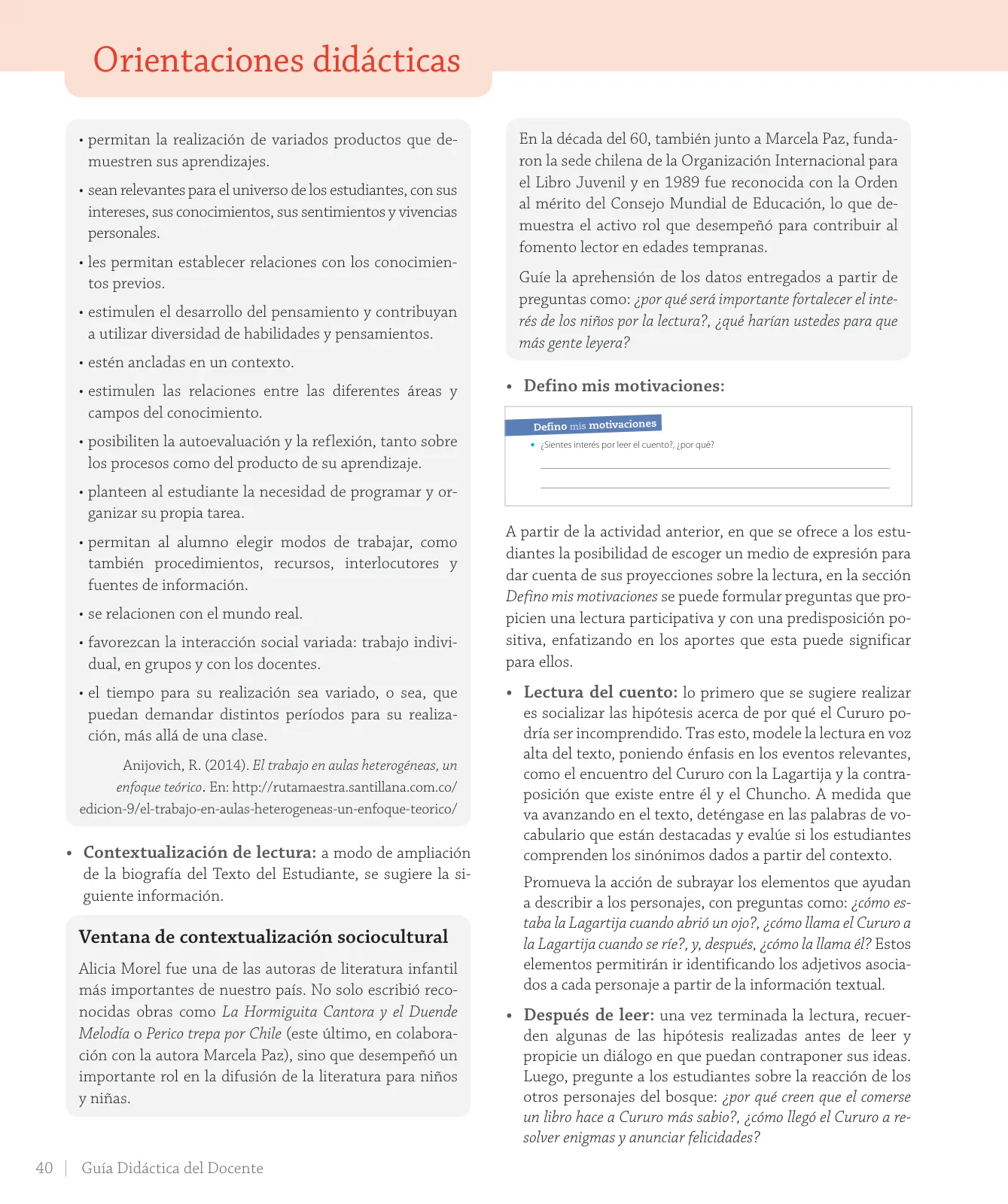 Miniatura página 42 de Lenguaje y Comunicación – Cuarto Básico | Texto del Estudiante MINEDUC – Descargar PDF · 2024