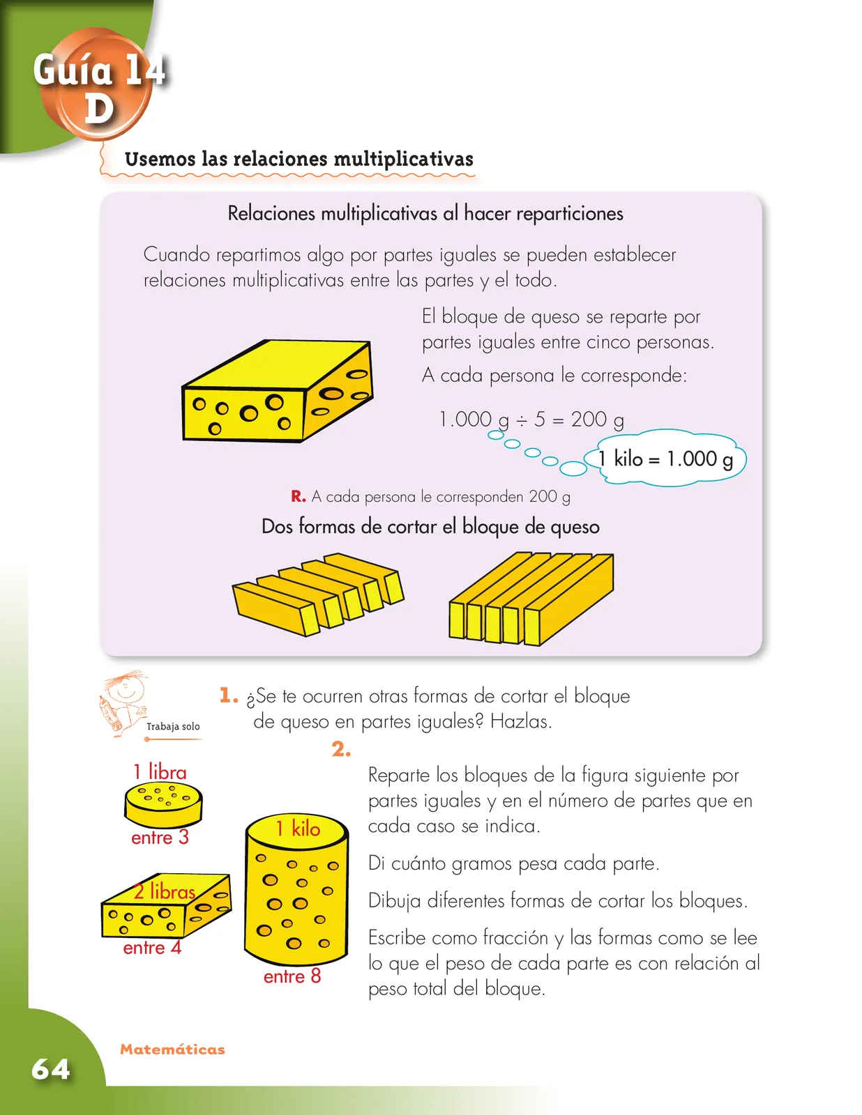 Miniatura página 64 de Matematica 3° · Cartilla 02
