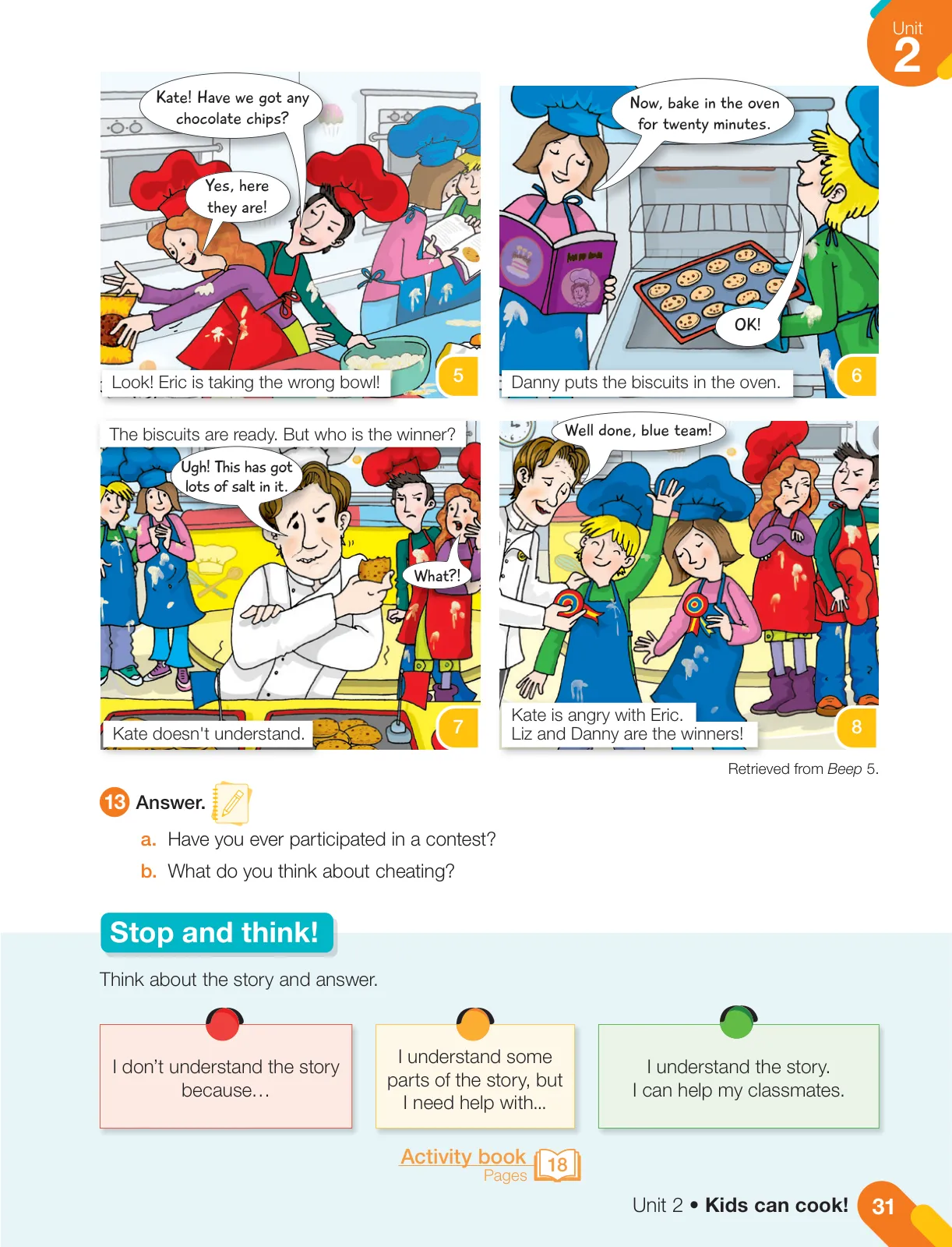 Miniatura página 33 de Inglés – Quinto Básico | Texto del Estudiante MINEDUC – Descargar PDF · 2024
