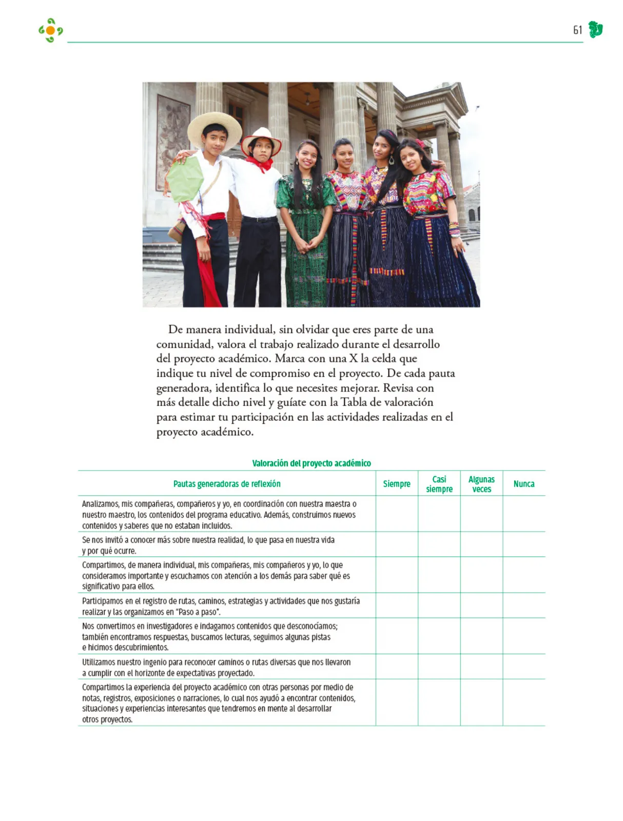 Miniatura página 62 de Colección Sk´asolil. Nuestro libro de Proyectos. Tomo I.    Libro de Educación Telesecundaria Grado 2°  Ciclo Escolar 2025 - 2026