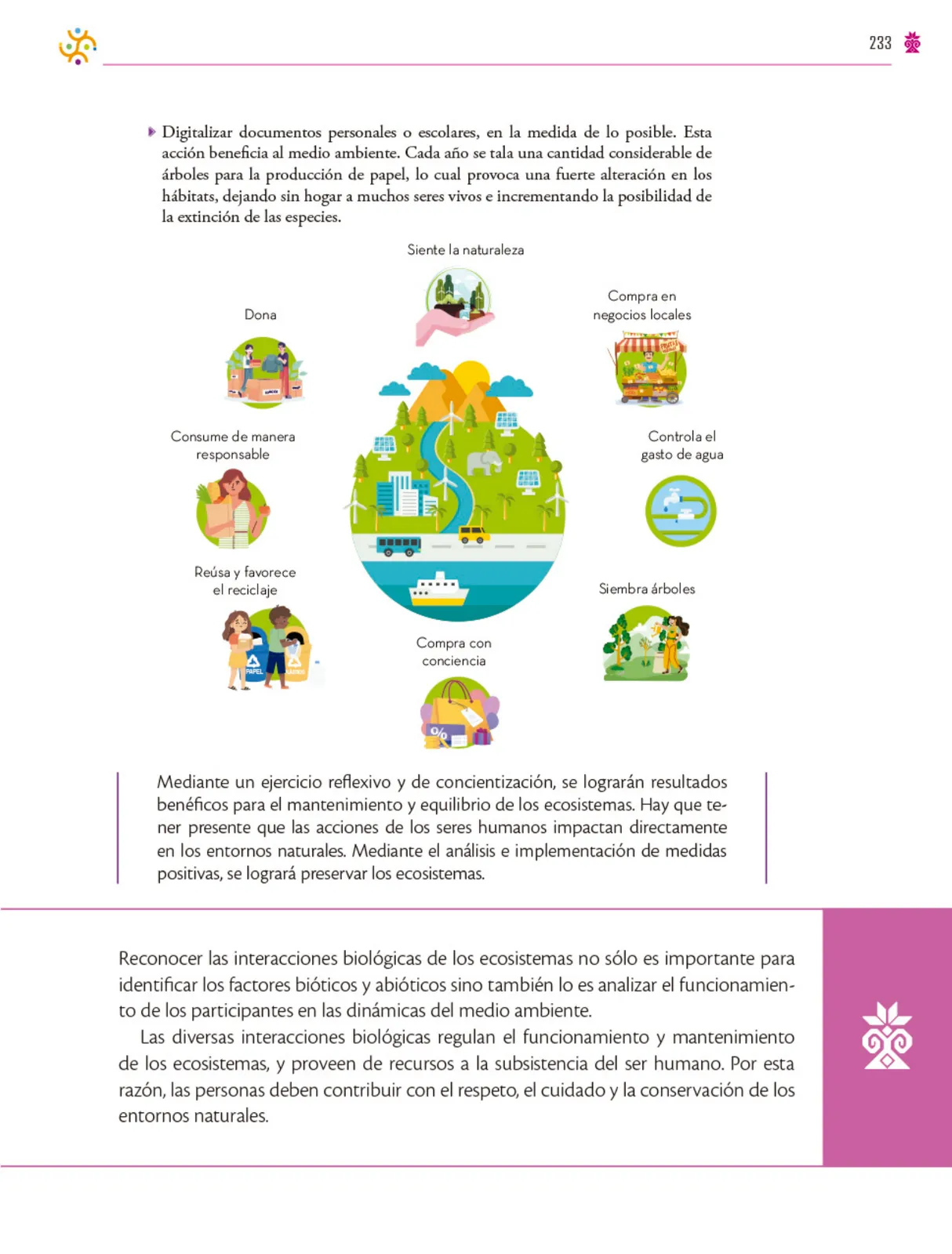 Miniatura página 234 de Colección Ximhai. Saberes y pensamiento científico.   Libro de Educación Secundaria Grado 1°  Ciclo Escolar 2025 - 2026