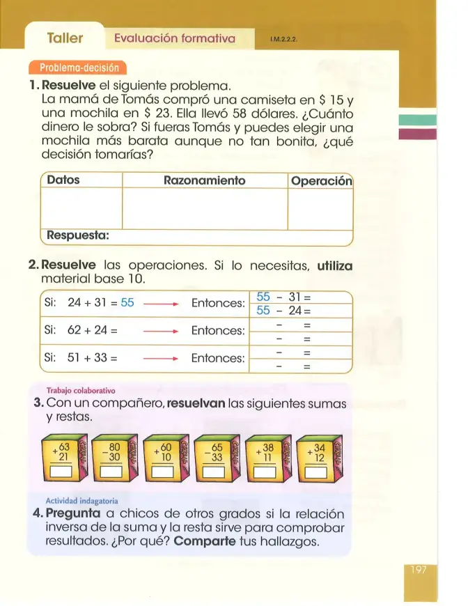 Página 198 de Matematica 2° · Egb 2 Matematica 2025 · 2025