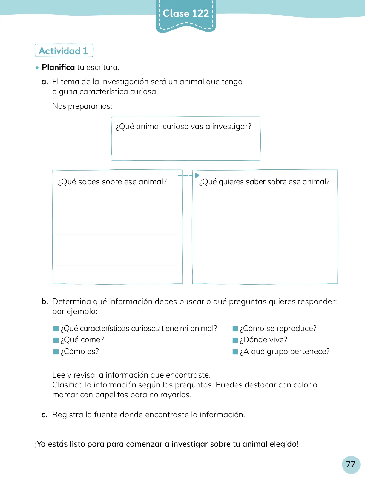 Página 78 de Lenguaje y Comunicación – Cuarto Básico | Texto del Estudiante MINEDUC – Descargar PDF · 2024