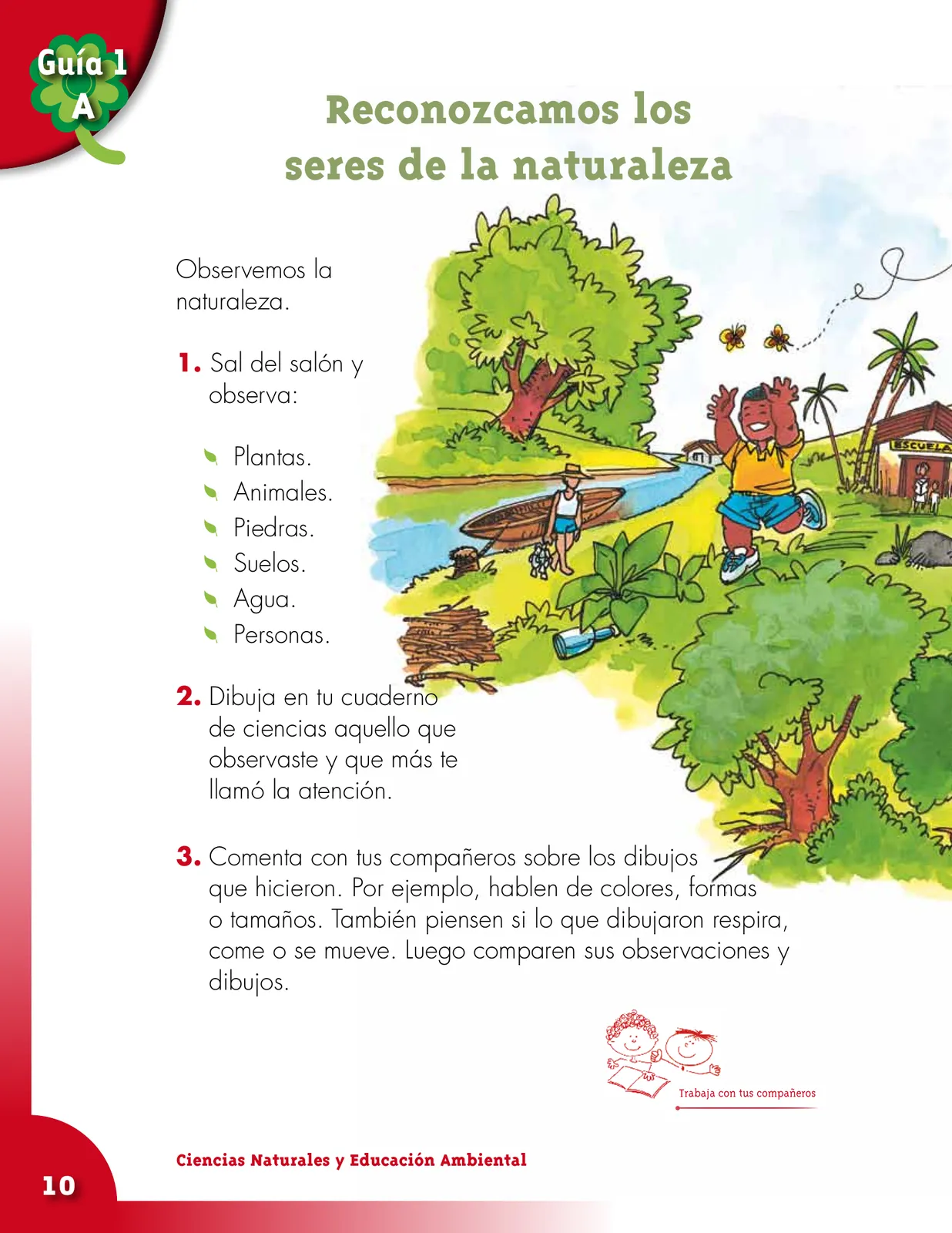 Página 10 de Ciencias Naturales 2° · Cartilla 01
