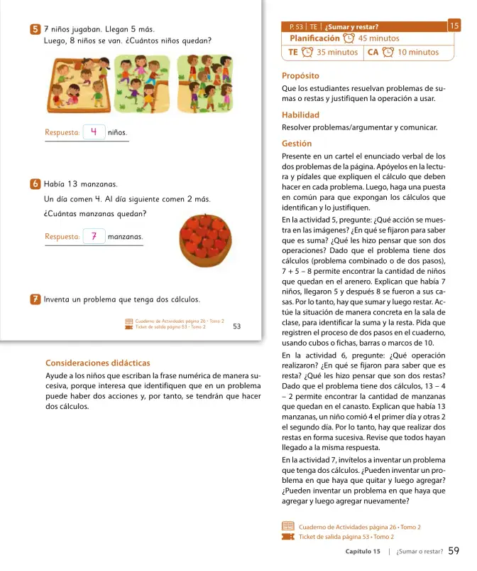 Página 61 de Sumo Primero – Primero Básico | Texto del Estudiante (MINEDUC) – Descargar PDF · 2024