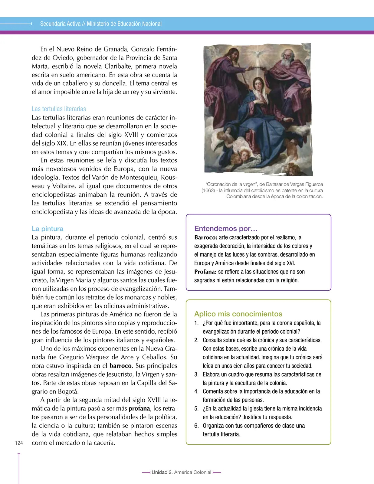 Página 124 de Ciencias Sociales 8° · Secundaria Activa