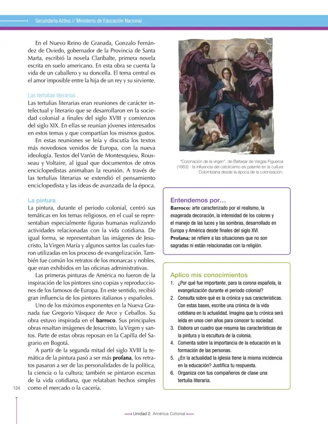 Página 124 de Ciencias Sociales 8° · Secundaria Activa