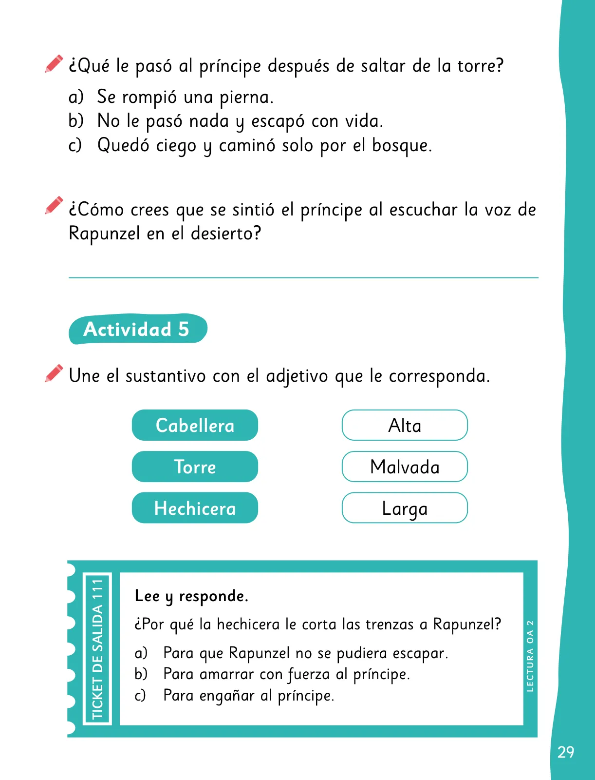 Página 31 de Lenguaje y Comunicación – Segundo Básico – Texto del Estudiante MINEDUC – Descargar PDF · 2024